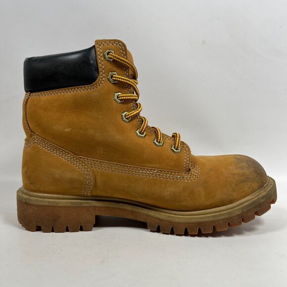 TIMBERLAND Boots Women 7 PRO Steel Toe Direct Attach 6" Insulated Waterproof Tan - Picture 4 of 13